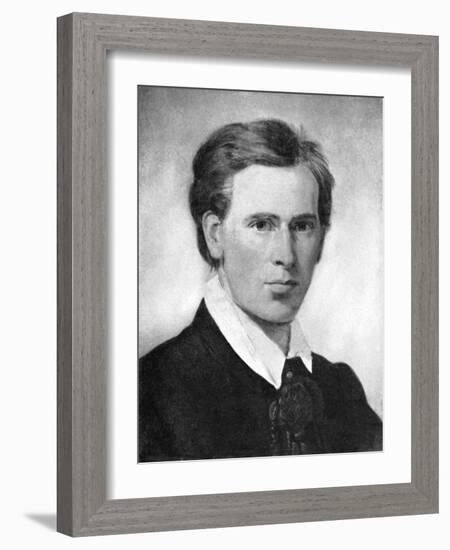 Moritz von Schwind -self-portrait-Moritz Ludwig von Schwind-Framed Giclee Print