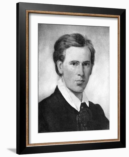 Moritz von Schwind -self-portrait-Moritz Ludwig von Schwind-Framed Giclee Print