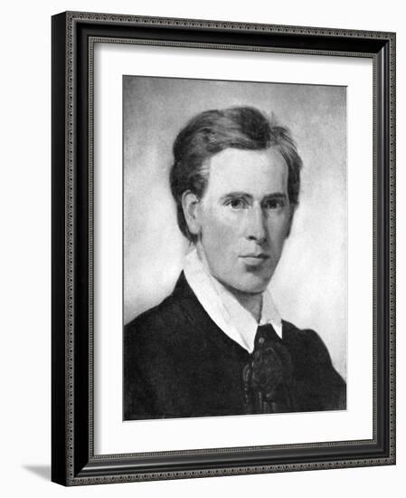 Moritz von Schwind -self-portrait-Moritz Ludwig von Schwind-Framed Giclee Print