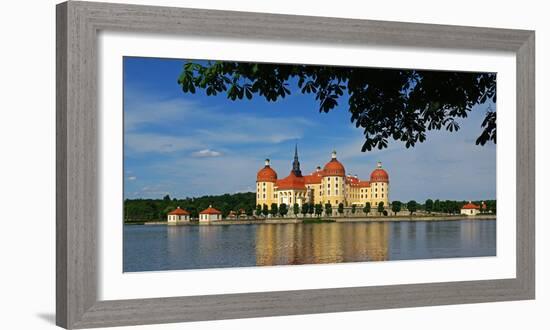 Moritzburg Castle near Dresden, Saxony, Germany, Europe-Hans-Peter Merten-Framed Photographic Print