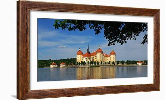 Moritzburg Castle near Dresden, Saxony, Germany, Europe-Hans-Peter Merten-Framed Photographic Print