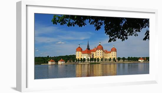 Moritzburg Castle near Dresden, Saxony, Germany, Europe-Hans-Peter Merten-Framed Photographic Print