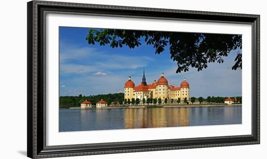 Moritzburg Castle near Dresden, Saxony, Germany, Europe-Hans-Peter Merten-Framed Photographic Print