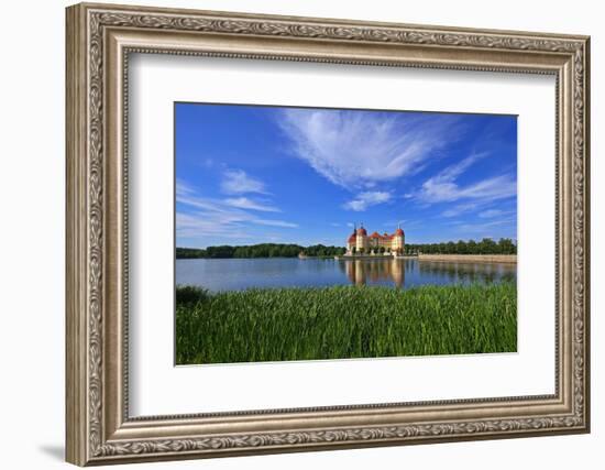 Moritzburg Castle near Dresden, Saxony, Germany, Europe-Hans-Peter Merten-Framed Photographic Print