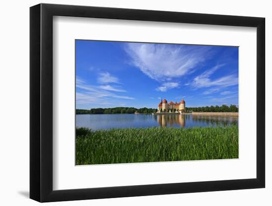 Moritzburg Castle near Dresden, Saxony, Germany, Europe-Hans-Peter Merten-Framed Photographic Print