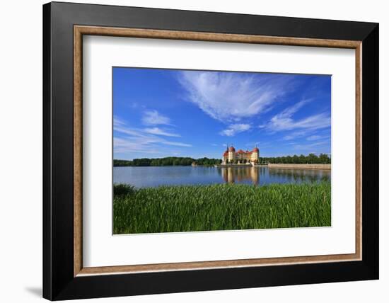 Moritzburg Castle near Dresden, Saxony, Germany, Europe-Hans-Peter Merten-Framed Photographic Print