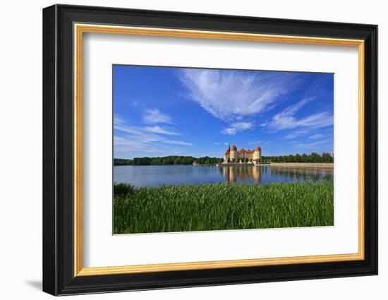 Moritzburg Castle near Dresden, Saxony, Germany, Europe-Hans-Peter Merten-Framed Photographic Print