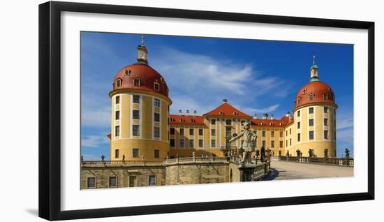 Moritzburg Castle near Dresden, Saxony, Germany, Europe-Hans-Peter Merten-Framed Photographic Print
