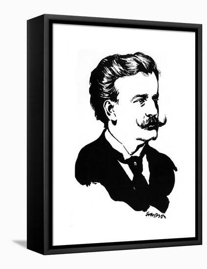 Moriz Rosenthal, Polish-American Pianist, 1912-Joseph Simpson-Framed Premier Image Canvas
