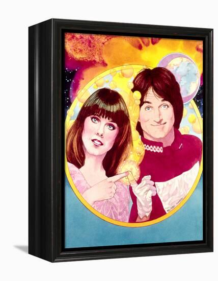 Mork and Mindy-null-Framed Stretched Canvas