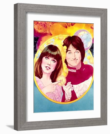 Mork and Mindy-null-Framed Photo