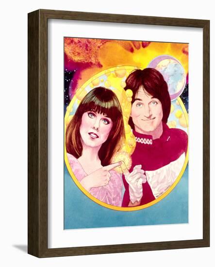 Mork and Mindy-null-Framed Photo