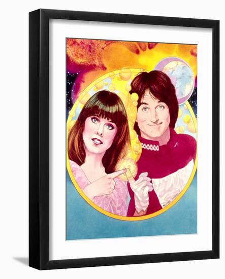 Mork and Mindy-null-Framed Photo