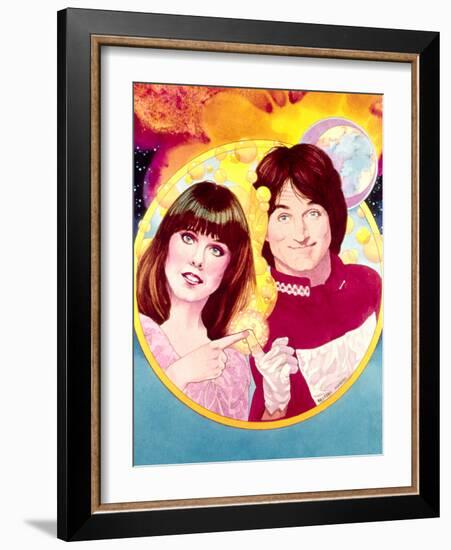 Mork and Mindy-null-Framed Photo