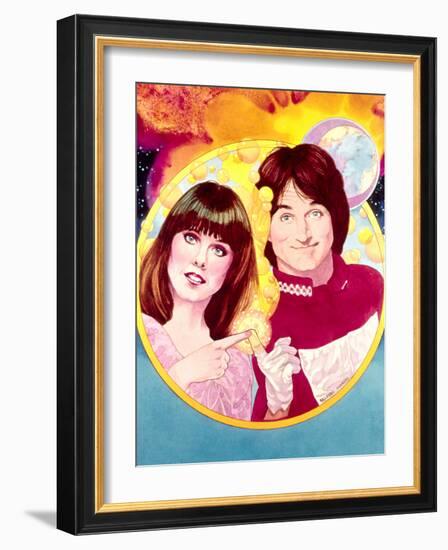 Mork and Mindy-null-Framed Photo