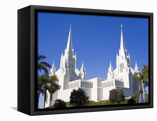 Mormon Temple in La Jolla, San Diego County, California, United States of America, North America-Richard Cummins-Framed Premier Image Canvas