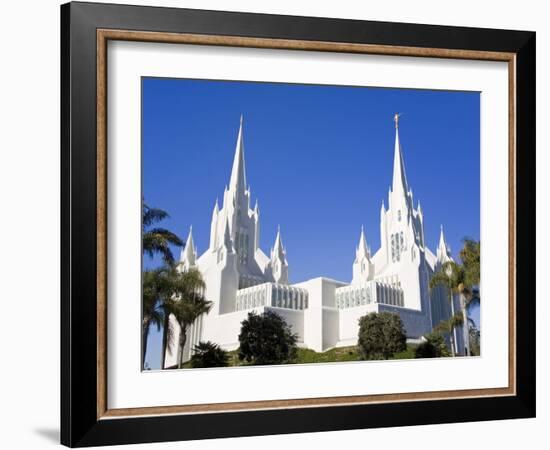 Mormon Temple in La Jolla, San Diego County, California, United States of America, North America-Richard Cummins-Framed Photographic Print