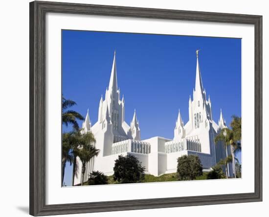 Mormon Temple in La Jolla, San Diego County, California, United States of America, North America-Richard Cummins-Framed Photographic Print