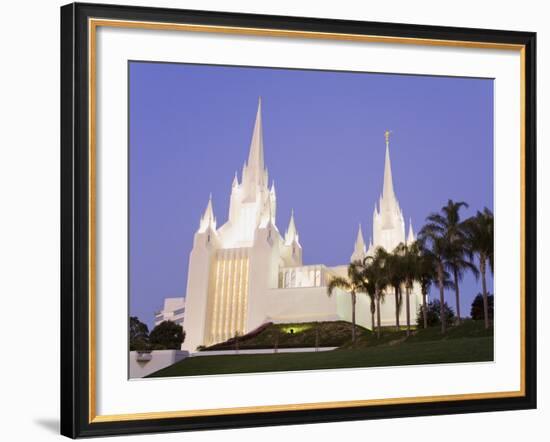 Mormon Temple in La Jolla, San Diego County, California, United States of America, North America-Richard Cummins-Framed Photographic Print