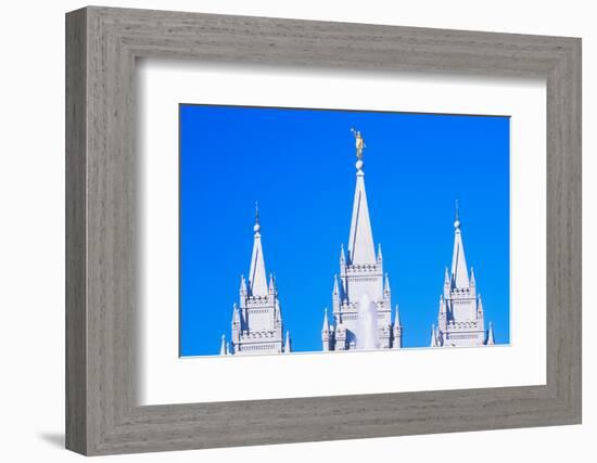 Mormon Temple in Salt Lake City Utah-null-Framed Photographic Print