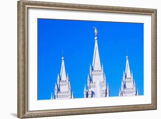 Mormon Temple in Salt Lake City Utah-null-Framed Photographic Print