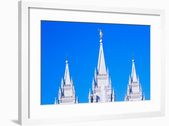 Mormon Temple in Salt Lake City Utah-null-Framed Photographic Print