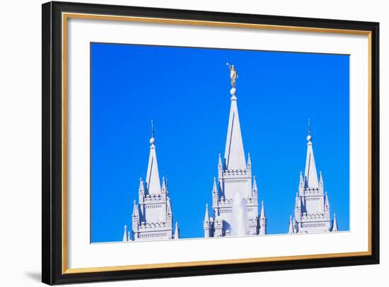 Mormon Temple in Salt Lake City Utah-null-Framed Photographic Print