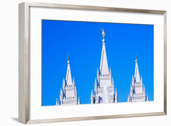 Mormon Temple in Salt Lake City Utah-null-Framed Photographic Print