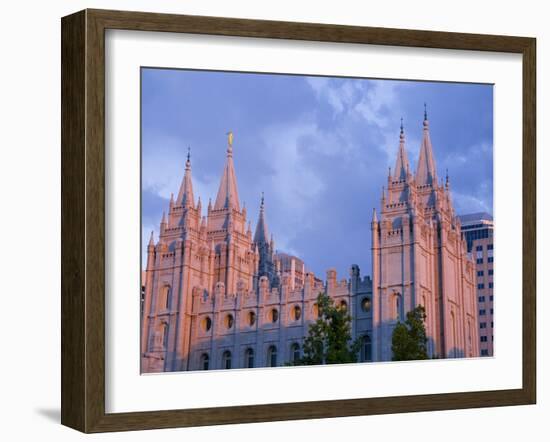 Mormon Temple in Temple Square, Salt Lake City, Utah, United States of America, North America-Richard Cummins-Framed Photographic Print