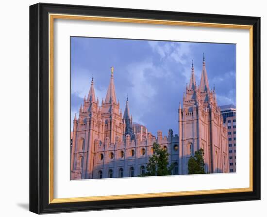 Mormon Temple in Temple Square, Salt Lake City, Utah, United States of America, North America-Richard Cummins-Framed Photographic Print