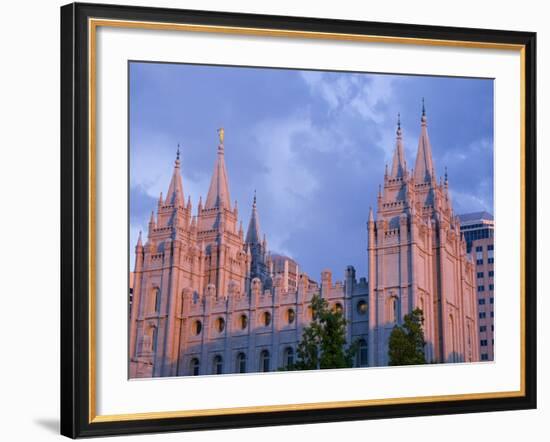 Mormon Temple in Temple Square, Salt Lake City, Utah, United States of America, North America-Richard Cummins-Framed Photographic Print