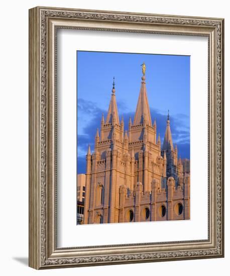 Mormon Temple on Temple Square, Salt Lake City, Utah, United States of America, North America-Richard Cummins-Framed Photographic Print