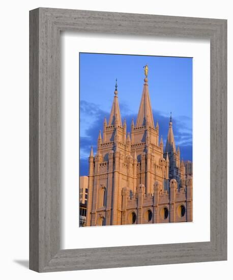 Mormon Temple on Temple Square, Salt Lake City, Utah, United States of America, North America-Richard Cummins-Framed Photographic Print