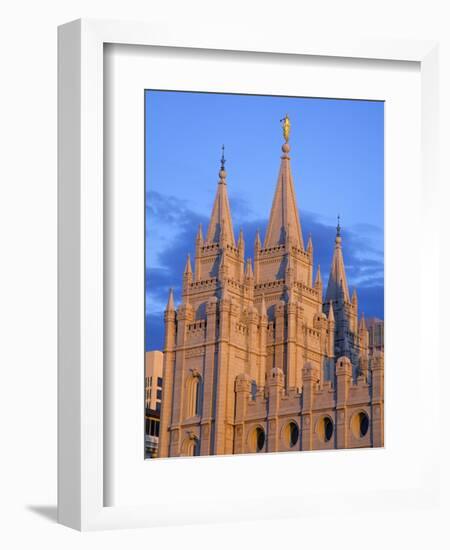 Mormon Temple on Temple Square, Salt Lake City, Utah, United States of America, North America-Richard Cummins-Framed Photographic Print