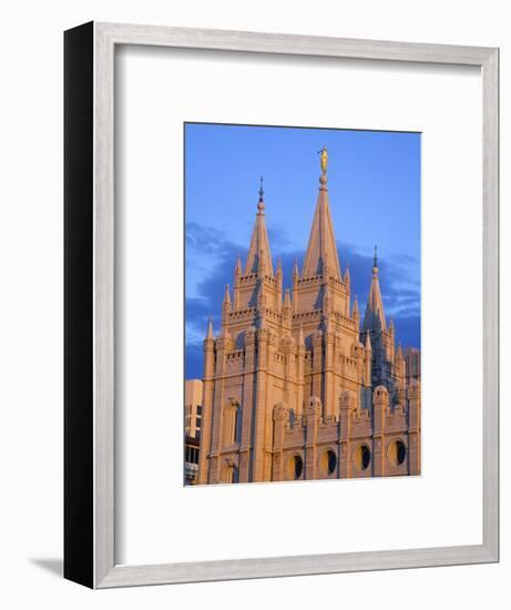 Mormon Temple on Temple Square, Salt Lake City, Utah, United States of America, North America-Richard Cummins-Framed Photographic Print