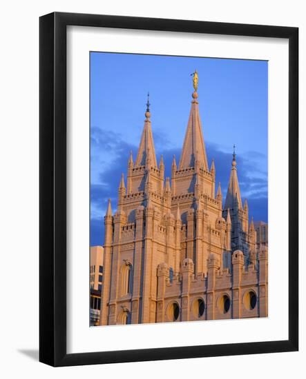 Mormon Temple on Temple Square, Salt Lake City, Utah, United States of America, North America-Richard Cummins-Framed Photographic Print