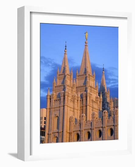 Mormon Temple on Temple Square, Salt Lake City, Utah, United States of America, North America-Richard Cummins-Framed Photographic Print