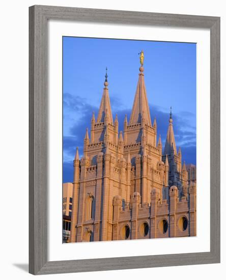 Mormon Temple on Temple Square, Salt Lake City, Utah, United States of America, North America-Richard Cummins-Framed Photographic Print