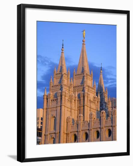 Mormon Temple on Temple Square, Salt Lake City, Utah, United States of America, North America-Richard Cummins-Framed Photographic Print