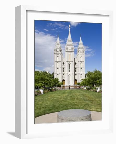 Mormon Temple on Temple Square, Salt Lake City, Utah, United States of America, North America-Richard Cummins-Framed Photographic Print