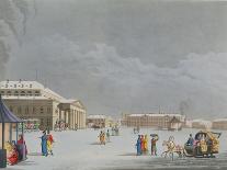 View of the Imperial Bank and the Shops at St. Petersburg-Mornay-Framed Giclee Print