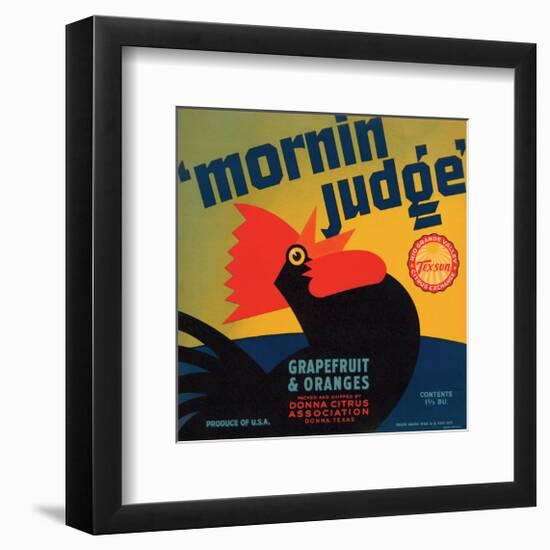 Mornin Judge Grapefruit and Oranges--Framed Art Print