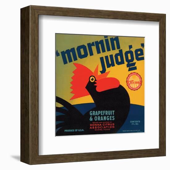 Mornin Judge Grapefruit and Oranges--Framed Art Print