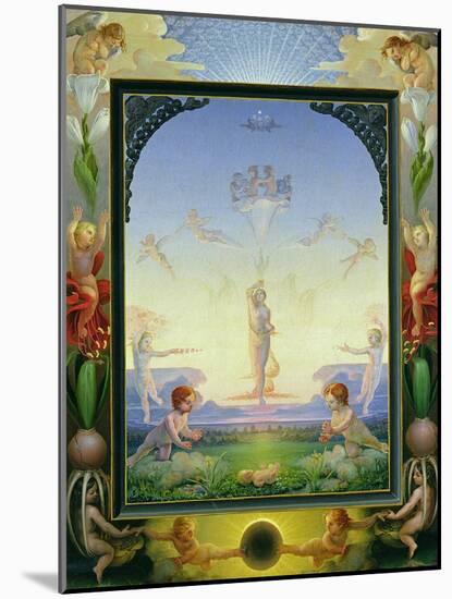 Morning, 1808-Philipp Otto Runge-Mounted Giclee Print