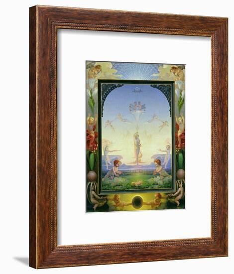 Morning, 1808-Philipp Otto Runge-Framed Premium Giclee Print