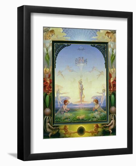Morning, 1808-Philipp Otto Runge-Framed Premium Giclee Print