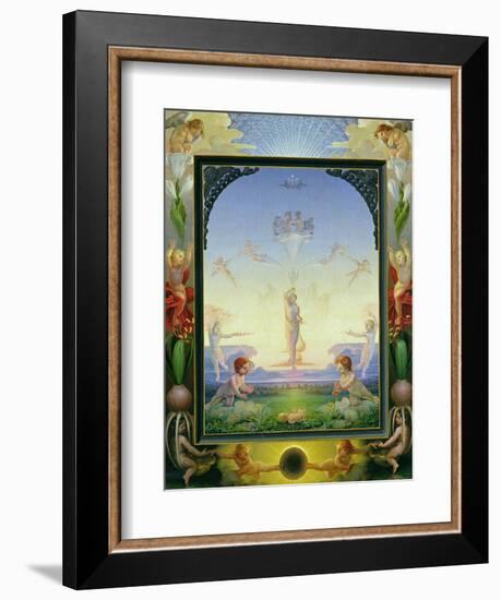 Morning, 1808-Philipp Otto Runge-Framed Giclee Print