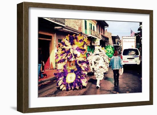 Morning After Bourbon Street New Orleans-null-Framed Photo