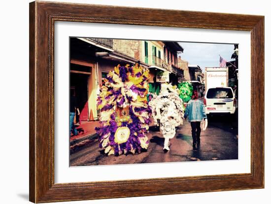 Morning After Bourbon Street New Orleans-null-Framed Photo