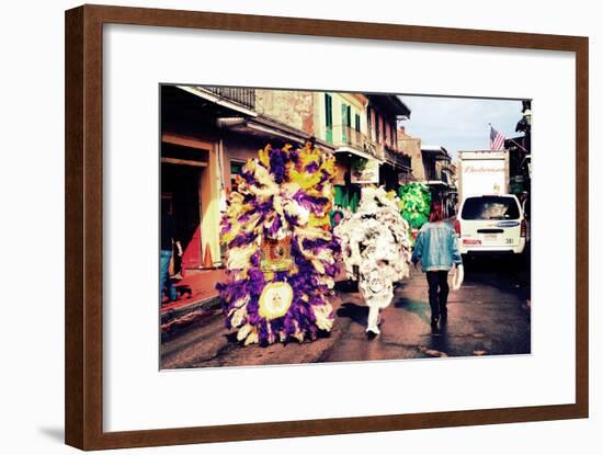 Morning After Bourbon Street New Orleans-null-Framed Photo